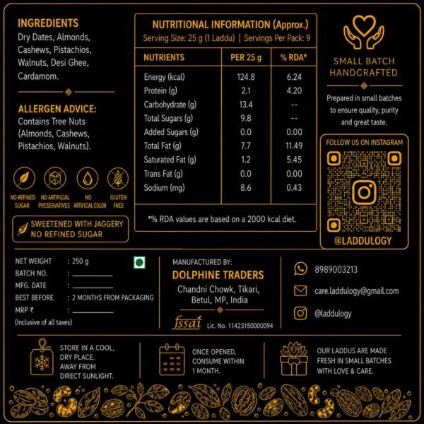 Laddulogy Satvik Dry Fruit Laddu