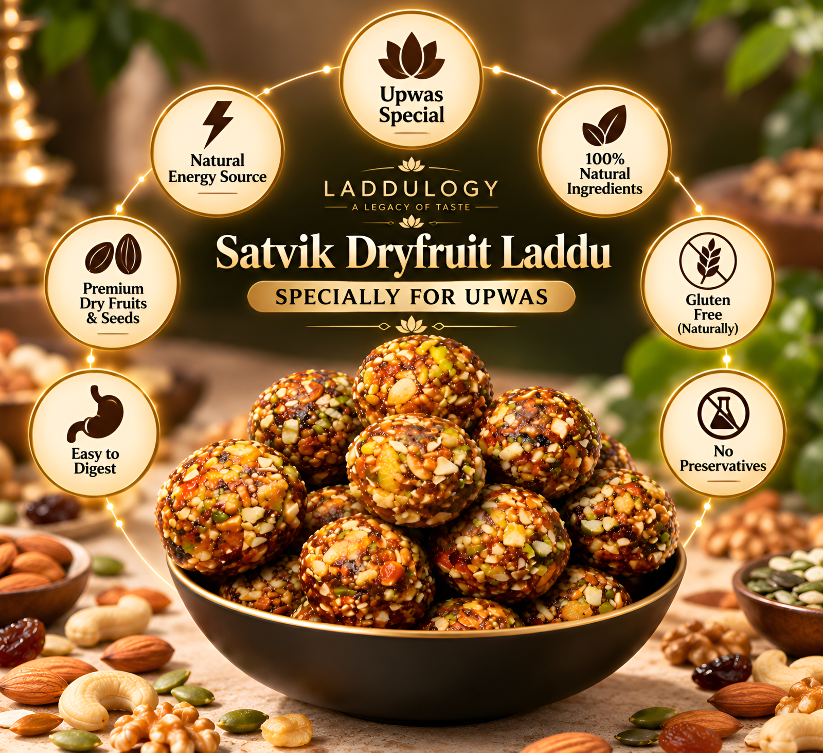 Laddulogy Satvik Dry Fruit Laddu