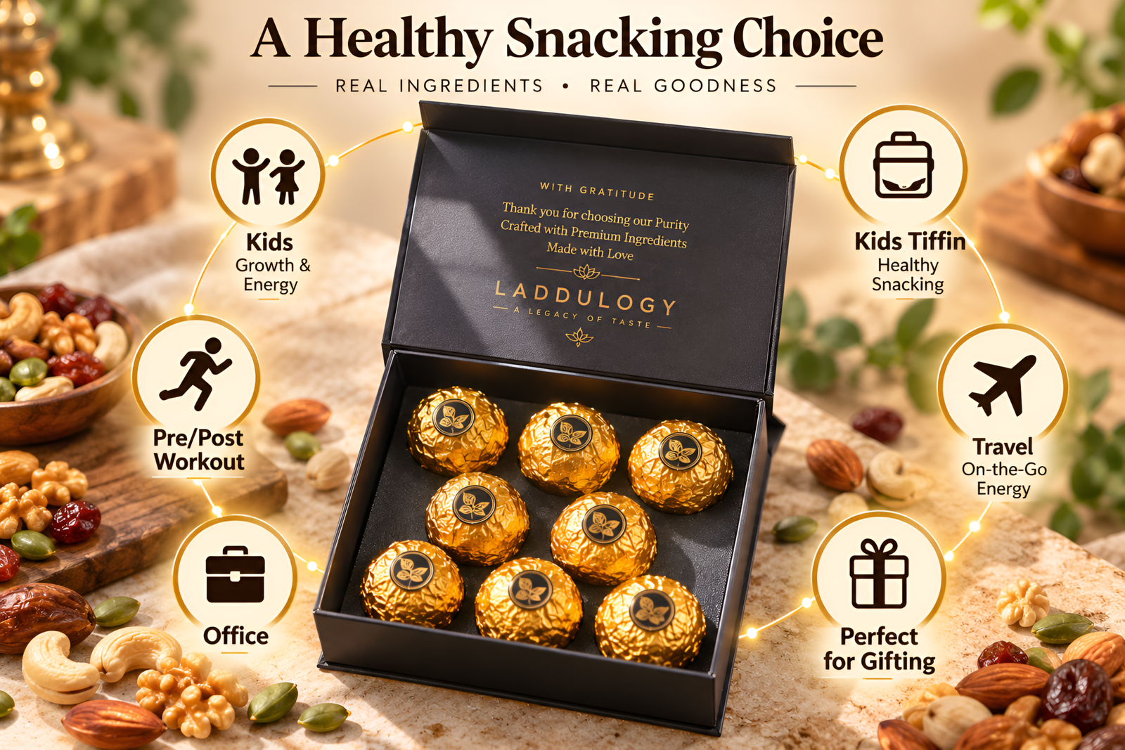 Laddulogy Satvik Dry Fruit Laddu